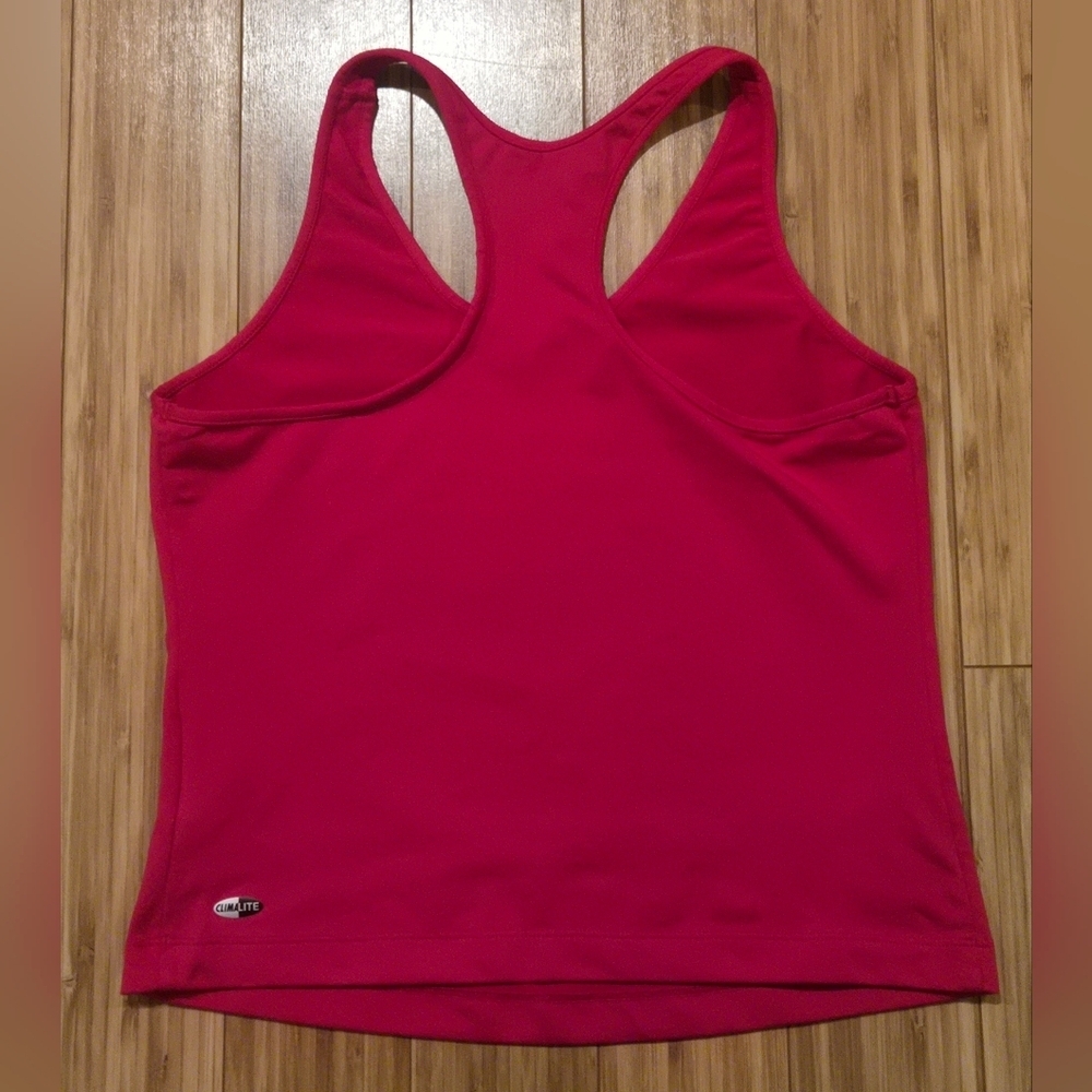 Adidas Hot Pink Racerback Performance Tank - Picture 5 of 8